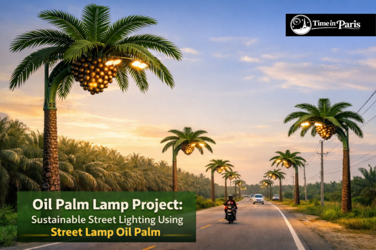 oil palm lamp project street lamp oil palm